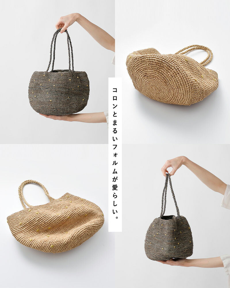 楽天市場】NORO ノロ カゴバッグ “PLUMETIS POIS M” madrague10