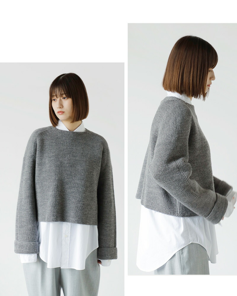 楽天市場】SLOANE スローン 7G片畦編み メリノウール ラウンドネック