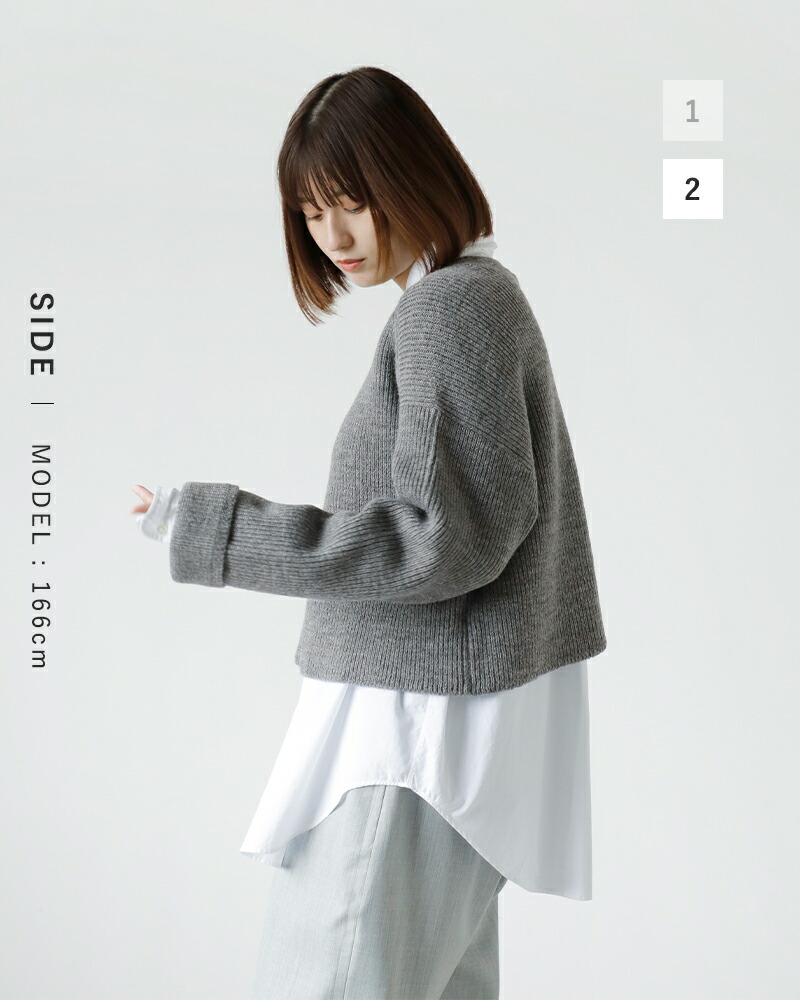 楽天市場】SLOANE スローン 7G片畦編み メリノウール ラウンドネック