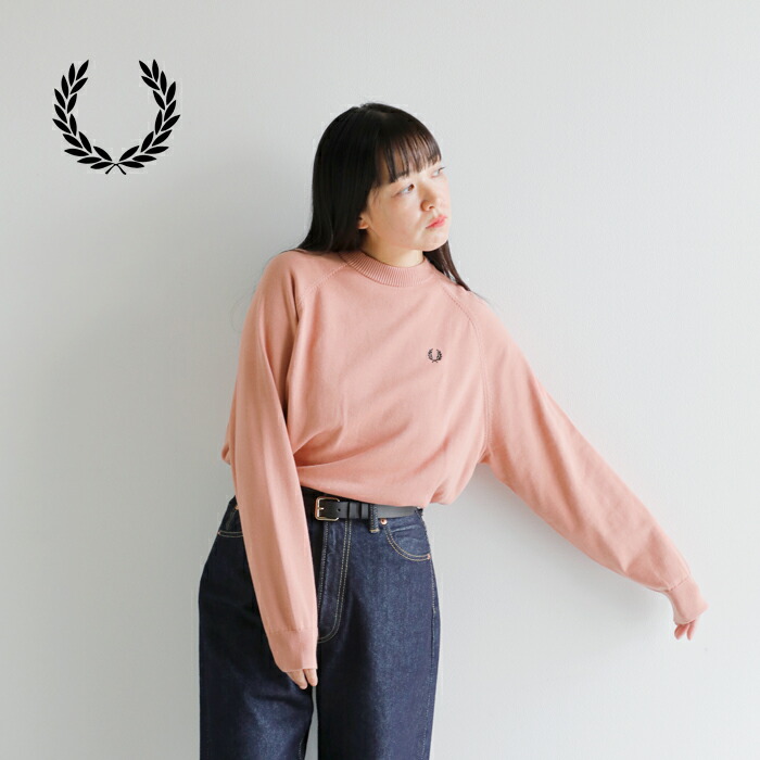 楽天市場】FRED PERRY フレッド ペリー コットン クルーネック ニット