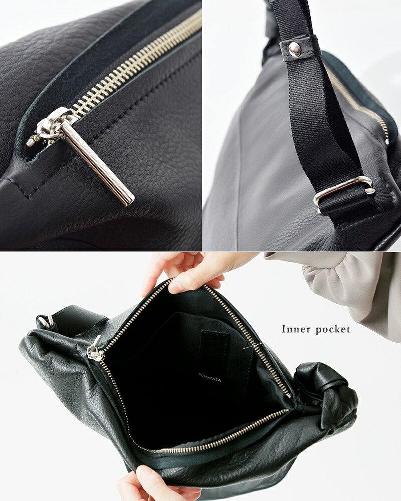 楽天市場】POMTATA ポンタタ カウレザー ボディバッグ “CANDY BODY BAG