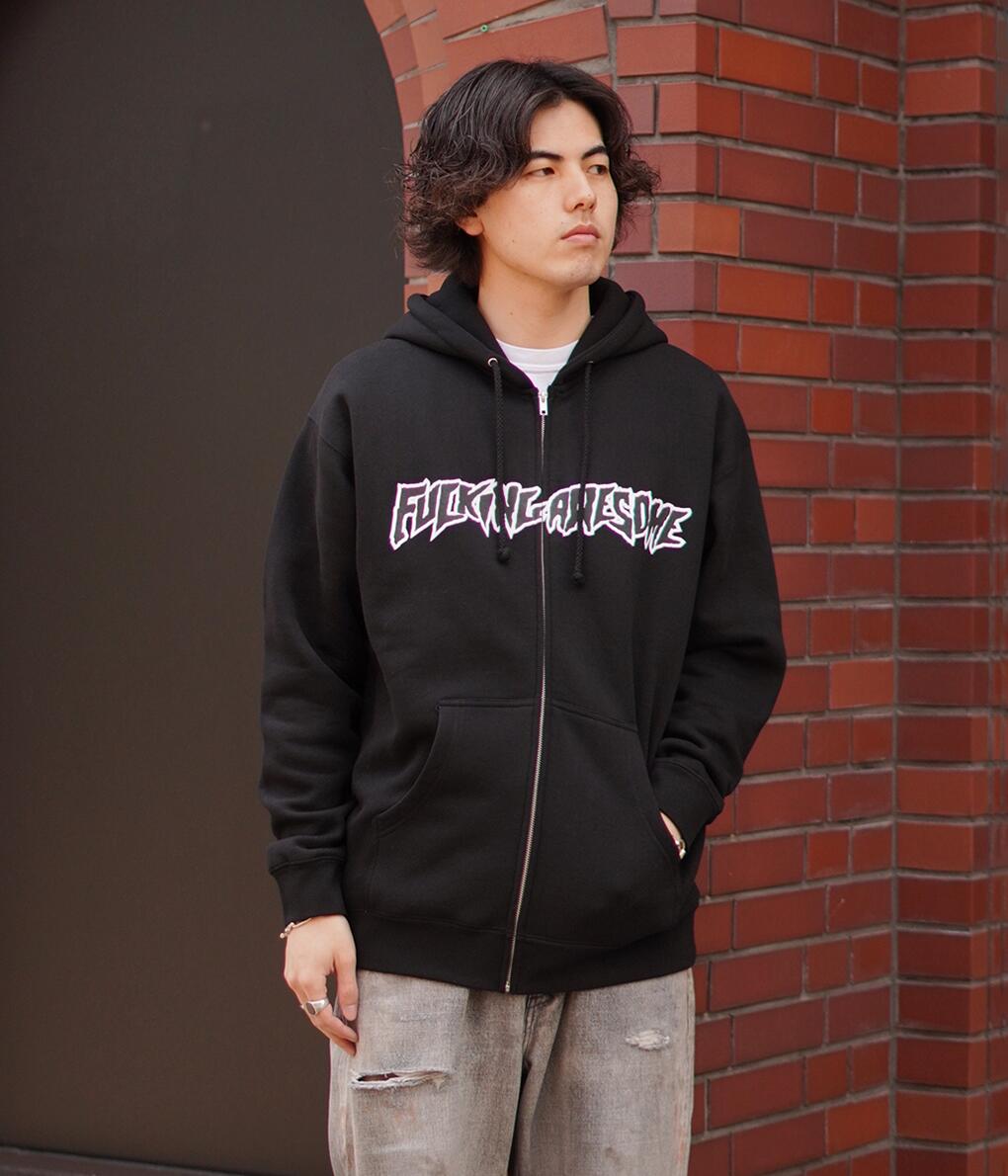 楽天市場】[SALE]FUCKING AWESOME : Stamp Logo Zip Hoodie : FA-SLZH