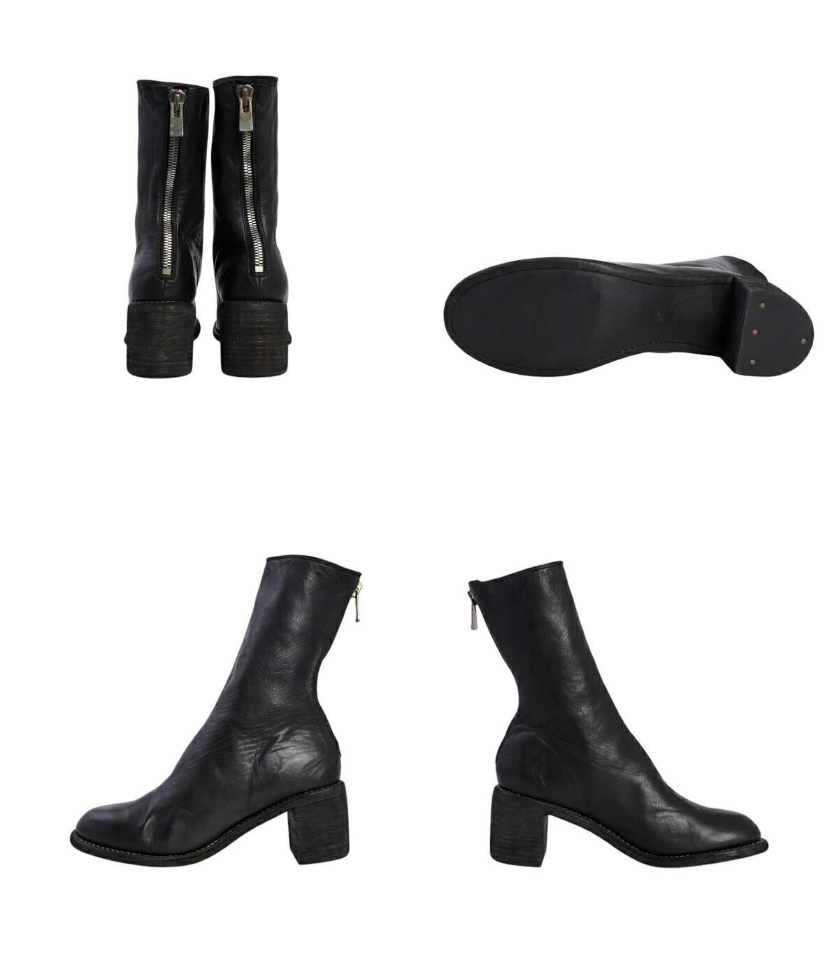 楽天市場】[送料無料]GUIDI : [レディース]HIGH HEEL BOOTS-SOFT HORSE