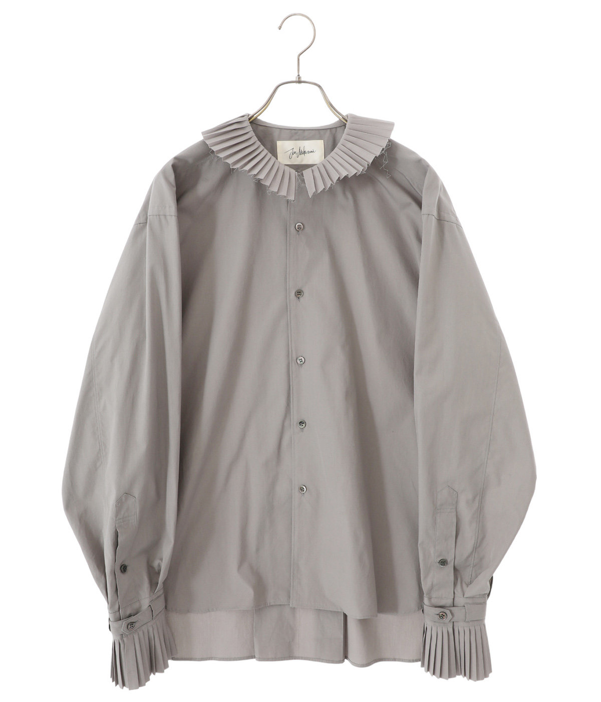 楽天市場】[送料無料]JUN MIKAMI : [レディース]プリーツカラーシャツ