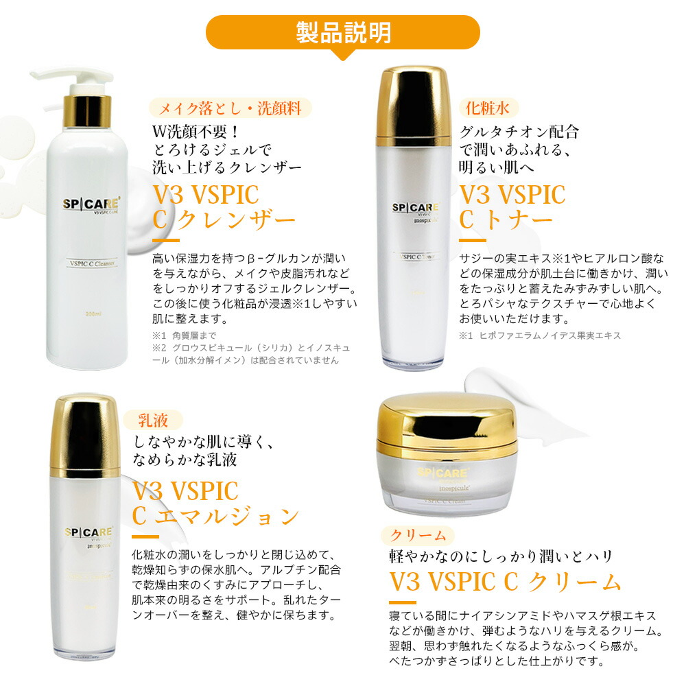 楽天市場】【ロットNoありの正規品】スピケア V3 VSPIC C トナー 130ml