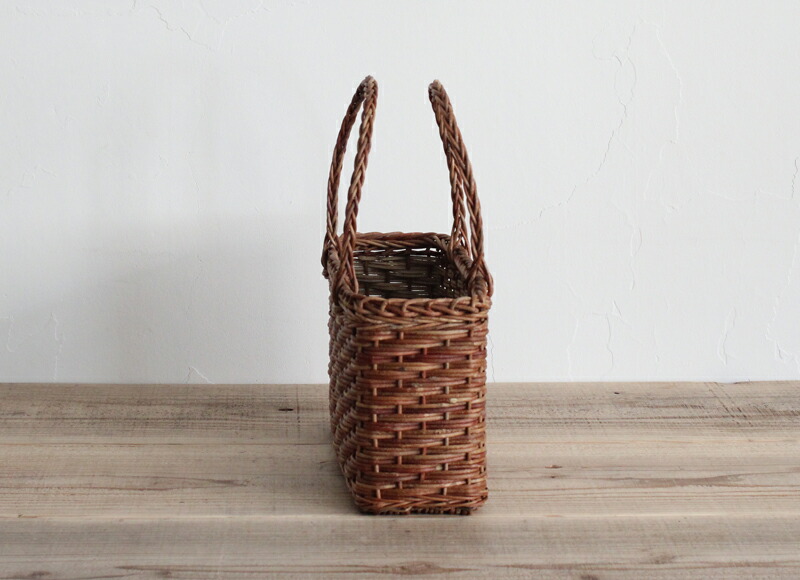 楽天市場】松野屋 あけび グニ手角型2本手 かごバッグ 青森県の 良質