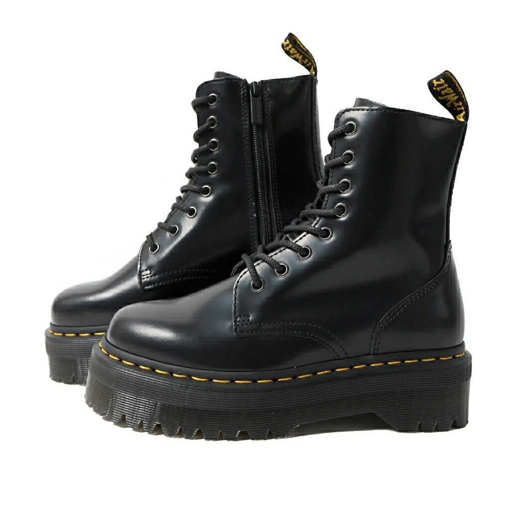 ドクターマーチン JADON SMOOTH LEATHER PLATFORM BOOTS BLACK