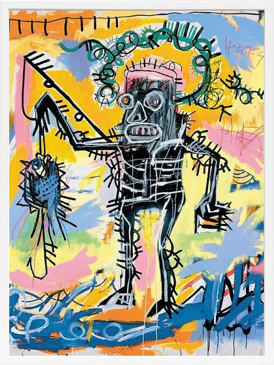 楽天市場】バスキア絵画 ポスター アートパネル アートポスター ポップ