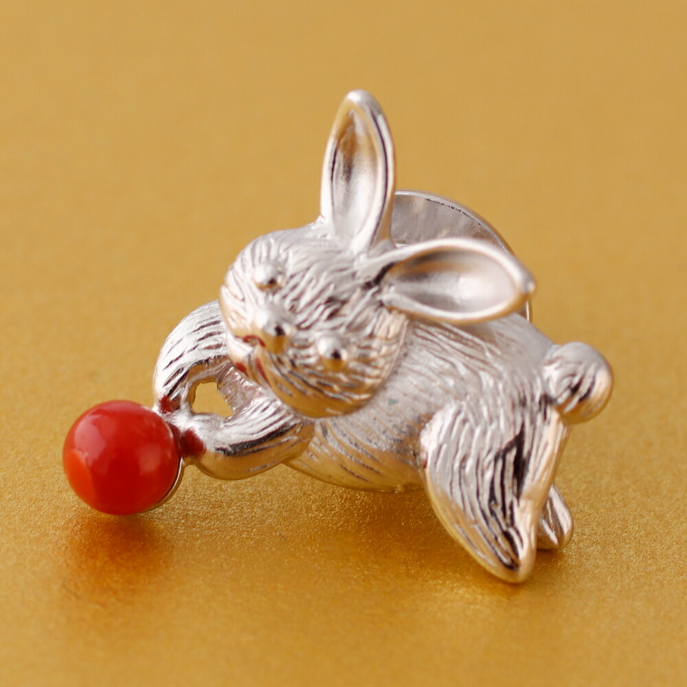 楽天市場】≪あす楽対応≫ 十二支「卯」兎 うさぎ 地中海産赤珊瑚