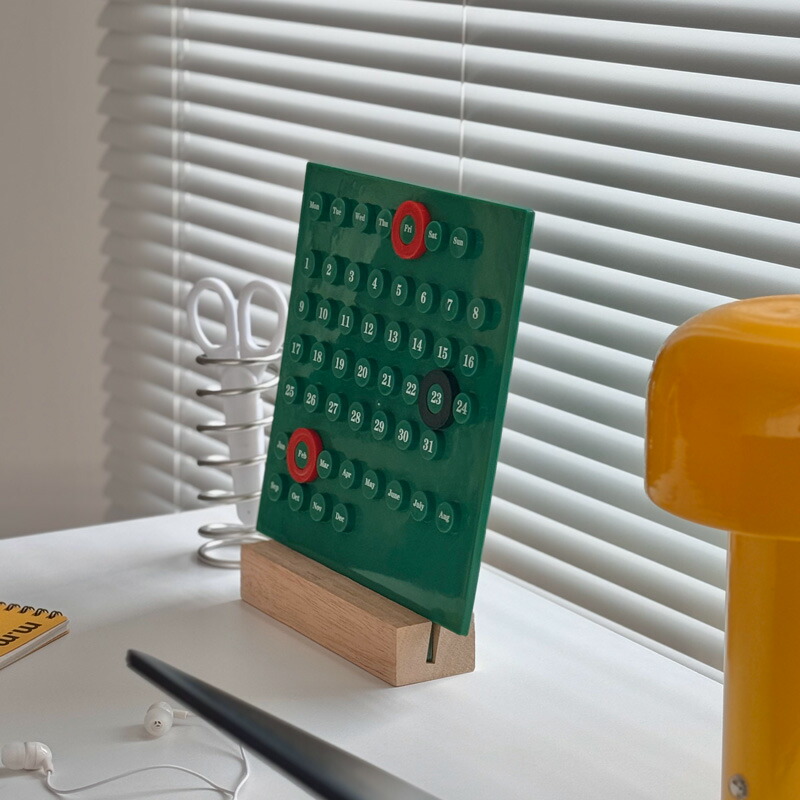 楽天市場】卓上 リング 万年カレンダー 20cm【ART OF BLACK】 : ART OF