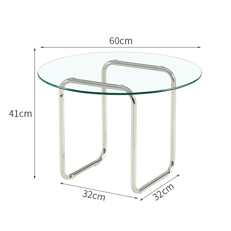 楽天市場】ラウンドガラス リビングテーブル 60cm【ART OF BLACK