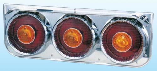 楽天市場】JB 丸型 スカイライン テールランプ 3連セット R/L 赤/橙