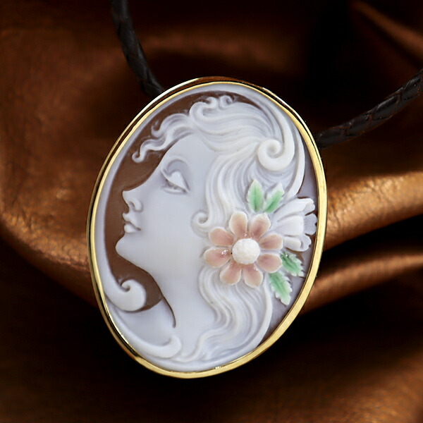 楽天市場】カメオブローチ＆ネックレス イタリア製 シェルカメオ