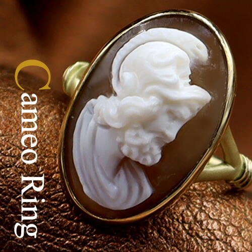 楽天市場】カメオリング シェルカメオ 軍神マルス 立体カメオ彫刻