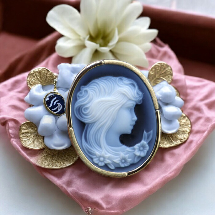 楽天市場】メノウカメオブローチ＆ネックレス プレゼントにもおすすめ