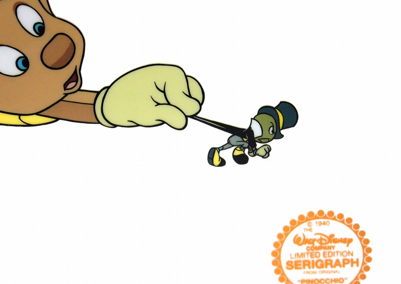 楽天市場】【レビュー特典付き】ディズニー セル画「ピノキオ&ジミニー