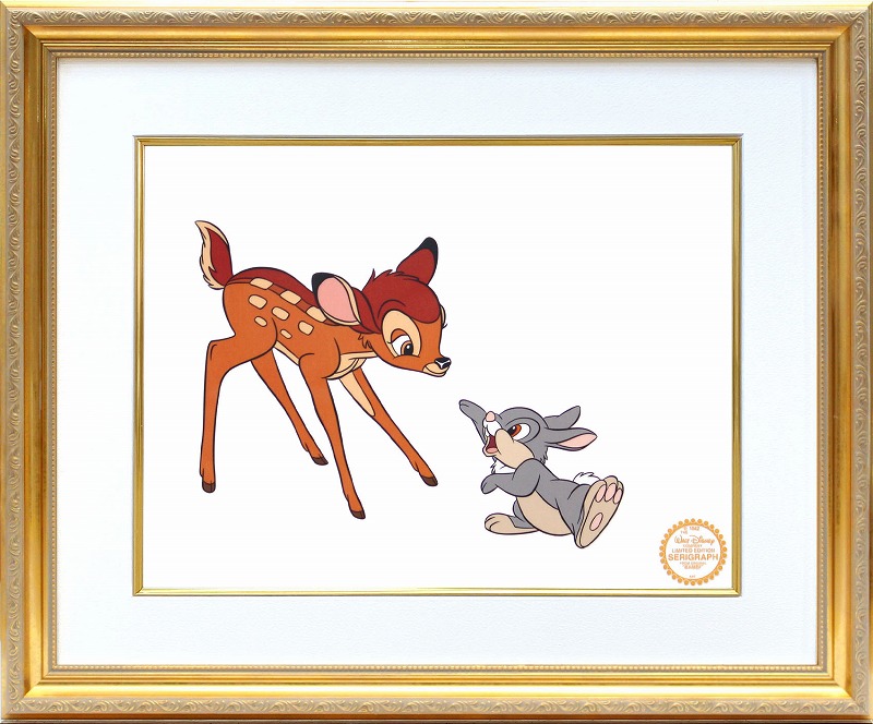 楽天市場】【レビュー特典付き】ディズニー セル画「バンビ&とんすけ