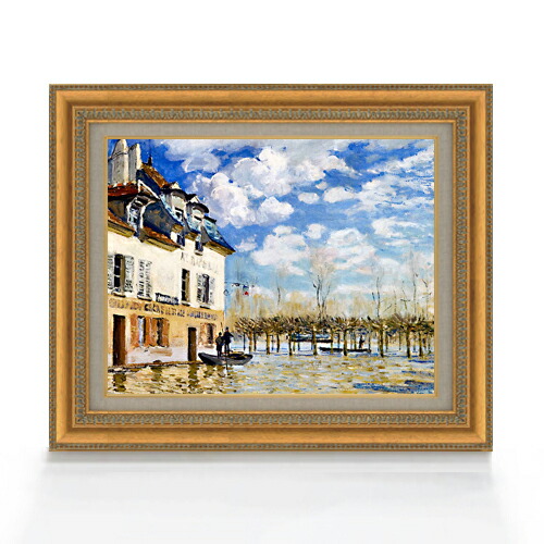 楽天市場】【油絵 直筆仕上げ】アルフレッド・シスレー ポール＝マルリ