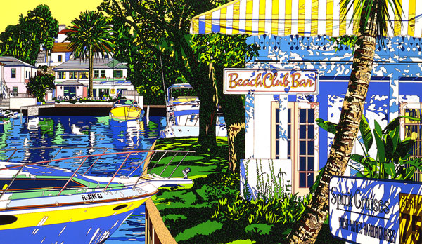 楽天市場】「ビーチ クラブ バー」□鈴木英人 版画（額装版画