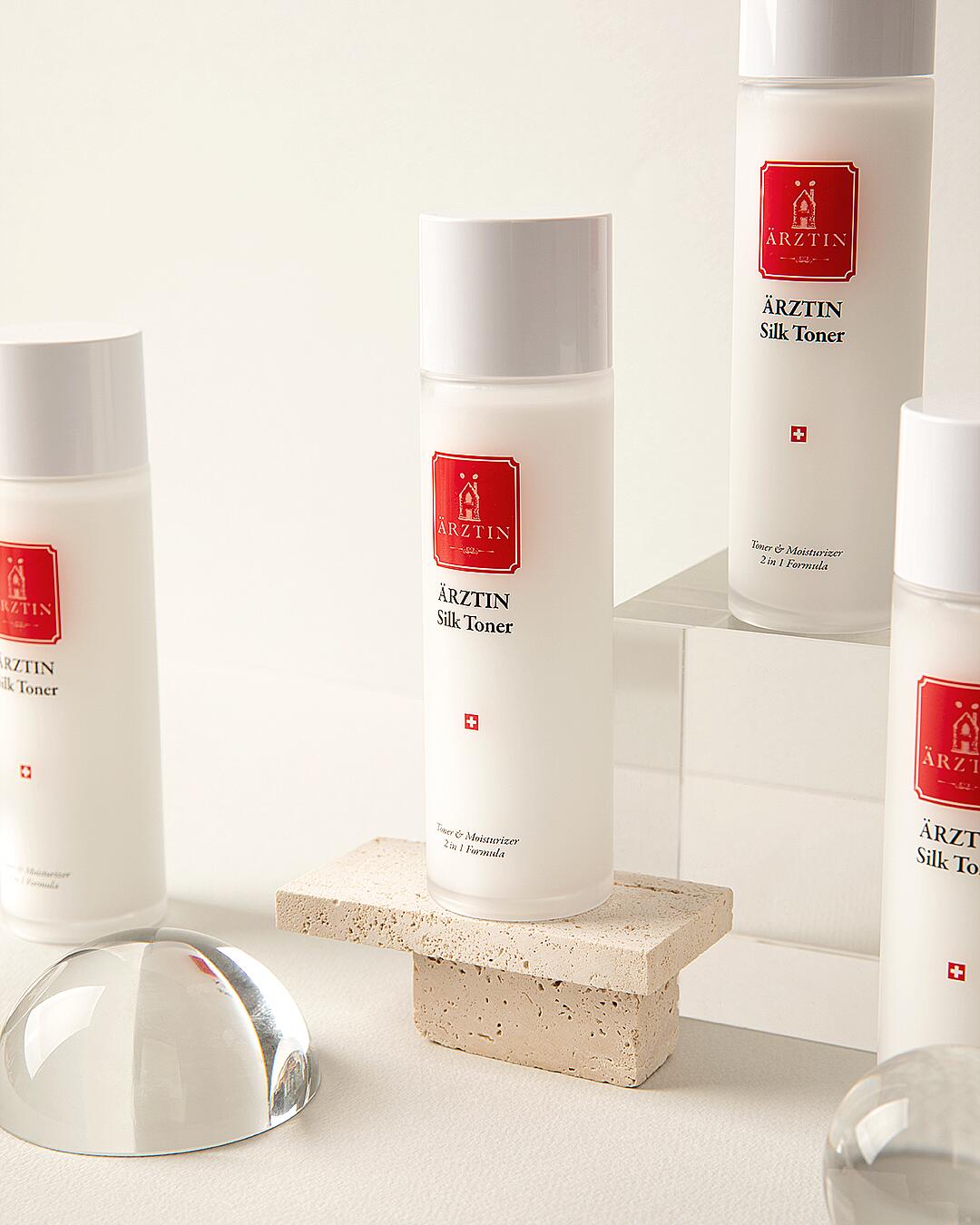 楽天市場】シルククリーム 50g + シルクトナー 150ml セット arztin