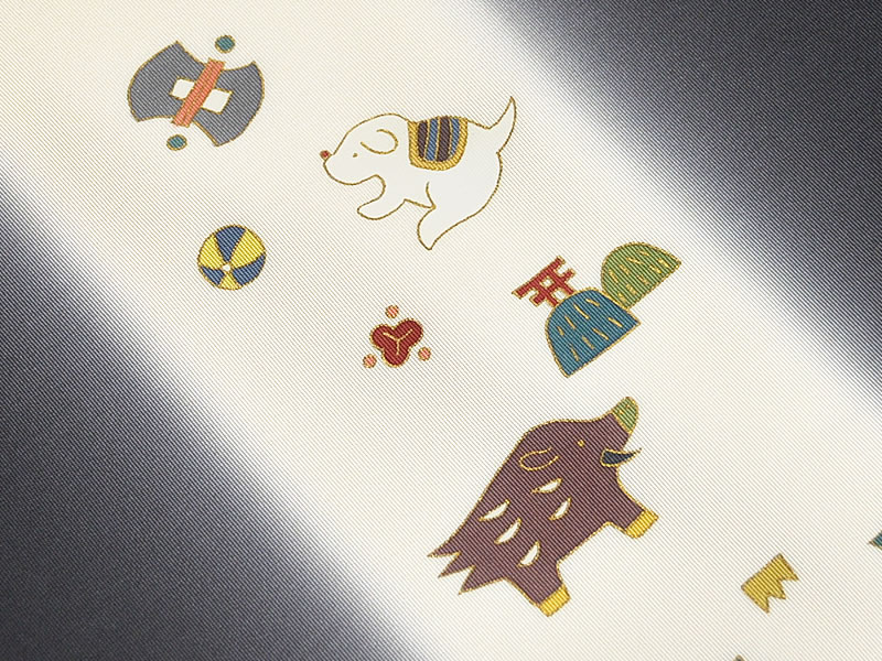 楽天市場】正絹 塩瀬 染め 九寸名古屋帯 -十二支- ［ 0509-121 ］ 未