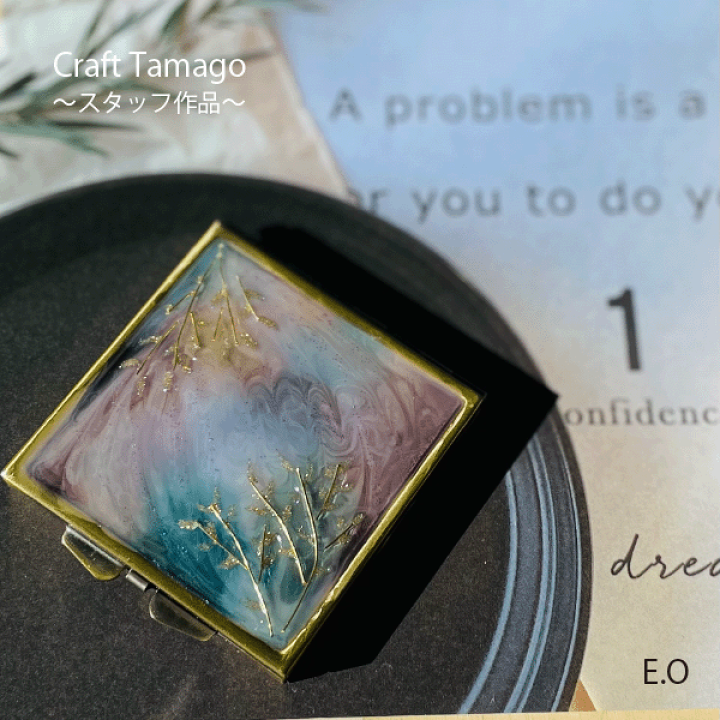 楽天市場】【お値下げ】レジン用土台 コンパクトミラー 四角型 60mm 1