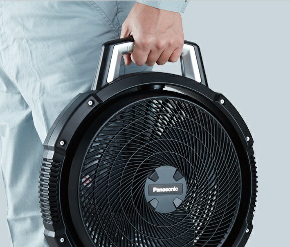 楽天市場】パナソニック/Panasonic EZ37A4-B ブラック工事用充電扇風機