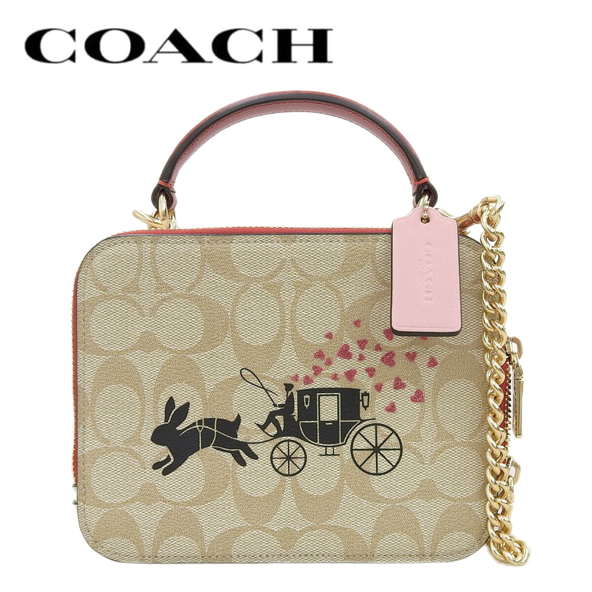 楽天市場】【COACH】 コーチ 干支コレクション うさぎ柄 クロスボディ