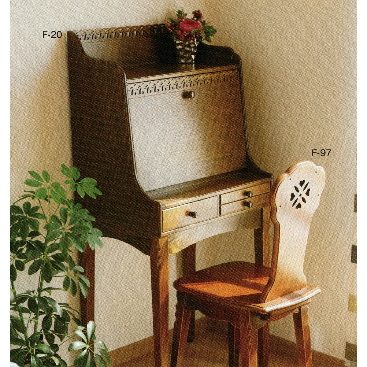 楽天市場】パリの雑貨屋 ライティングデスク F-20 日本製 : 足利屋楽天