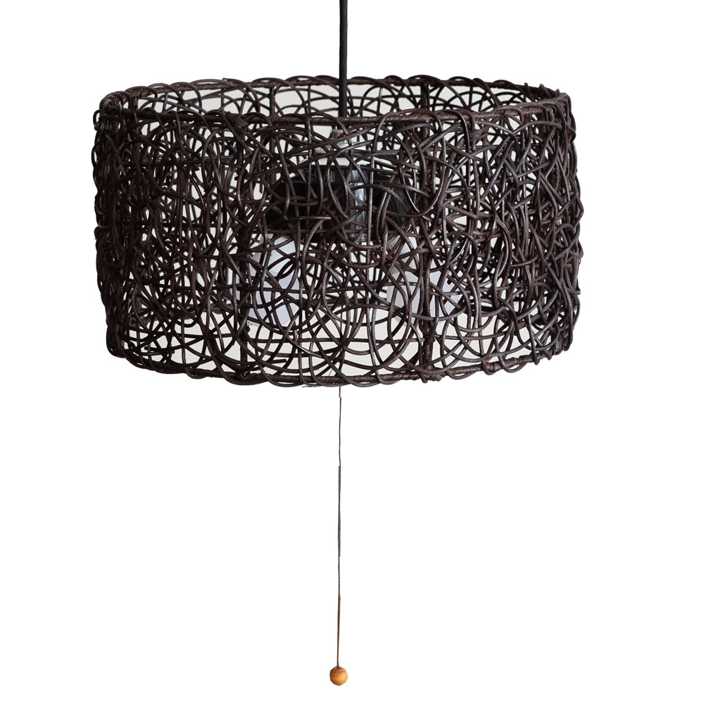 楽天市場】ペンダントライト ラウンドタイプ 2灯 口金E26 100W 籐