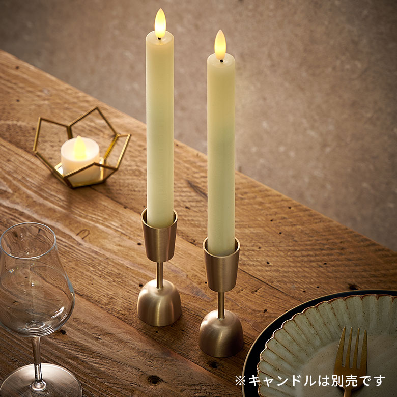 楽天市場】キャンドルホルダー キャンドルスタンド 真鍮 キャンドル