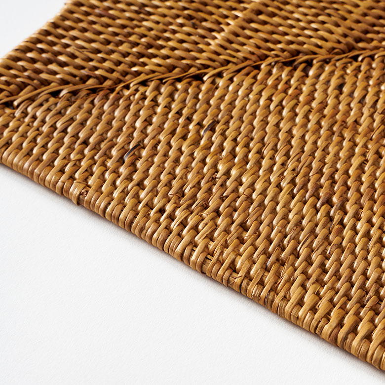 楽天市場】アタで編まれた四角い アジアン ランチョンマット バリ島産