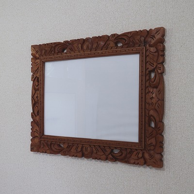 楽天市場】木彫りのフォトフレーム 額縁 アンティーク調 A3サイズ収納