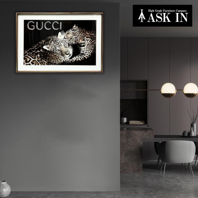 楽天市場】アウトレット【DXシリーズ】 クリスタルアート 動物 豹