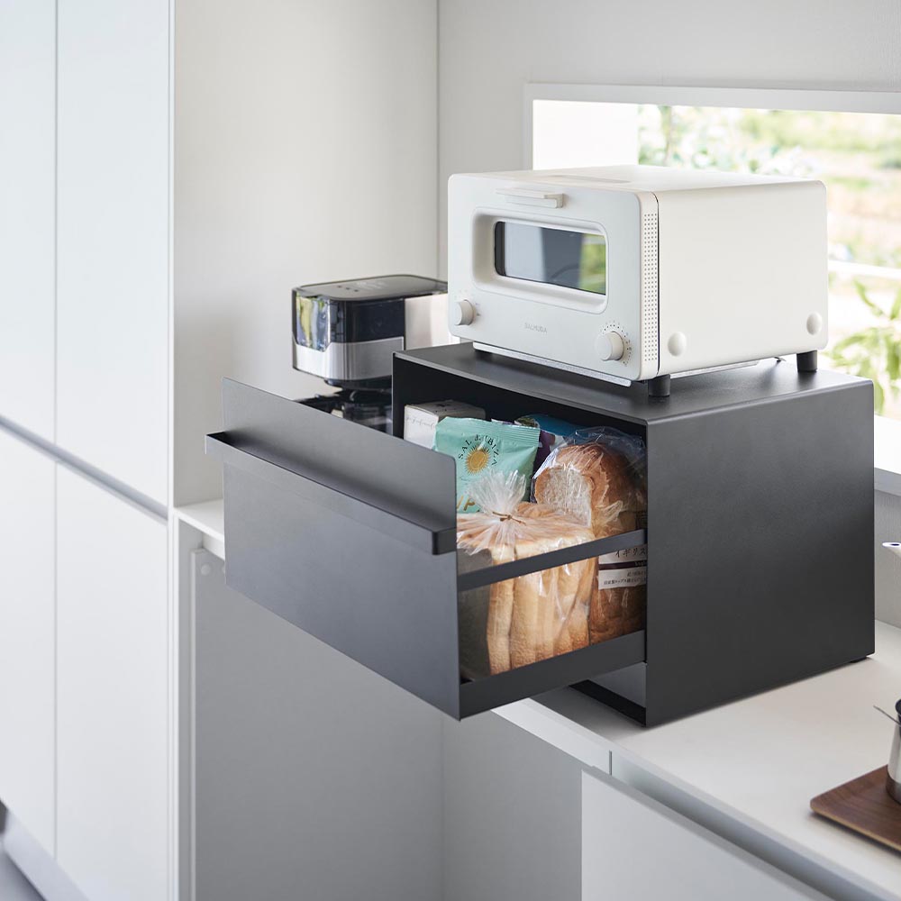 楽天市場】[ ブレッドケース タワー 引き出し型2段 ] tower 山崎実業