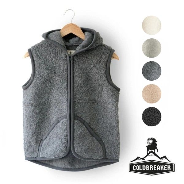 楽天市場】COLDBREAKER コールドブレーカー ジップアップボアベスト