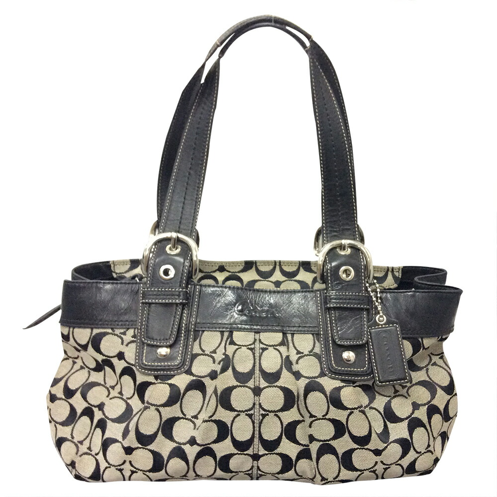 楽天市場】【中古】コーチ COACH トートバック シグネチャー ソーホー