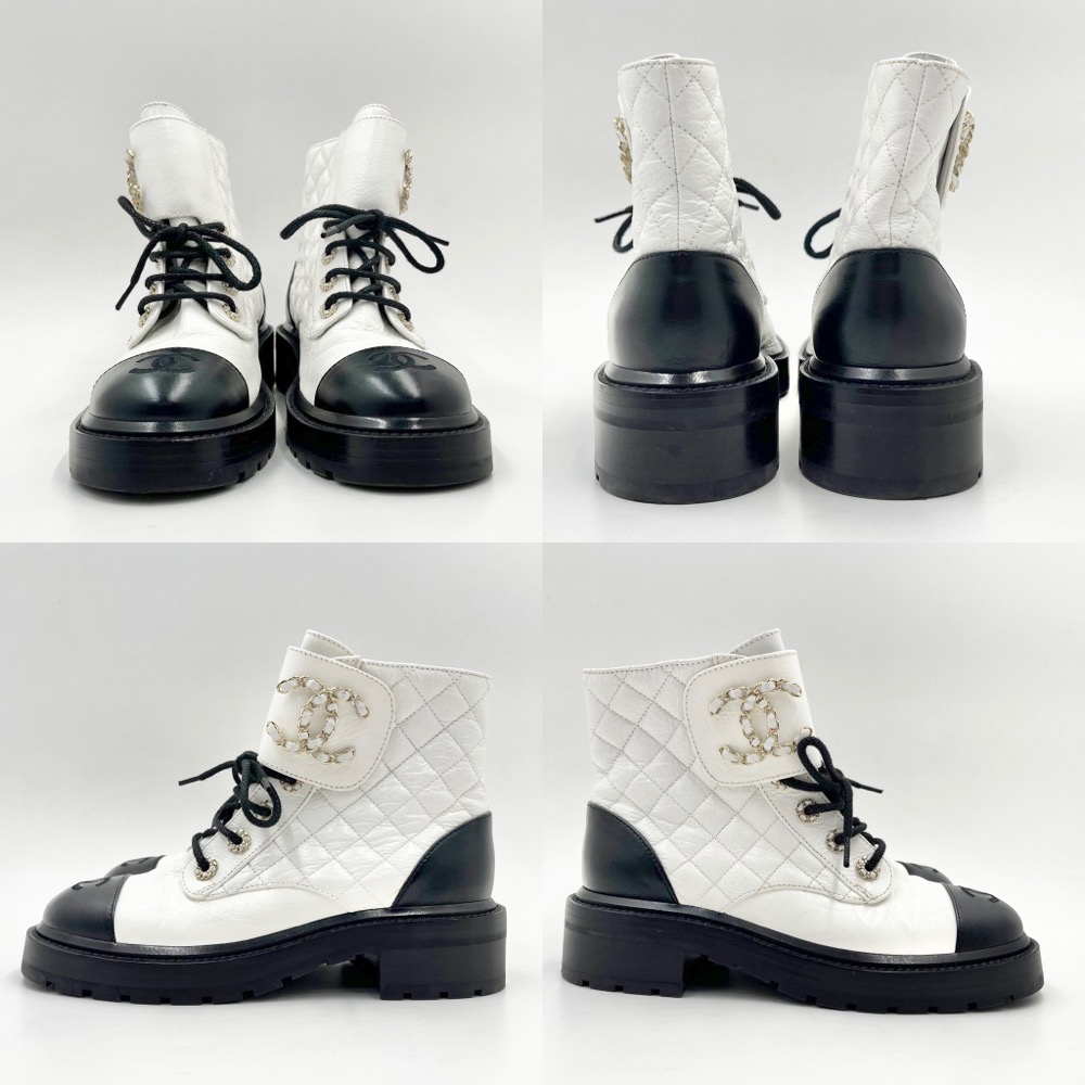 楽天市場】【限定価格】 シャネル ブーツ レディース マトラッセ