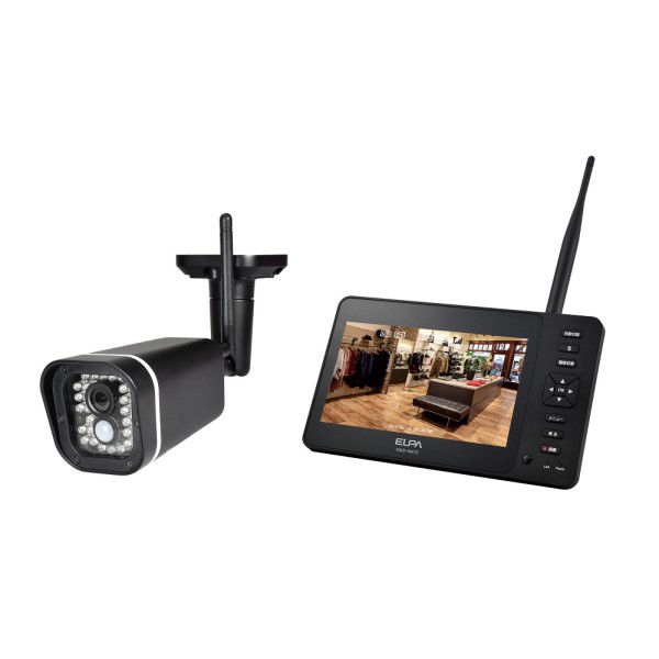 ELPA CMS-HM72 防犯モニター CMS-HC72 カメラセット ELPA CMS-HM72