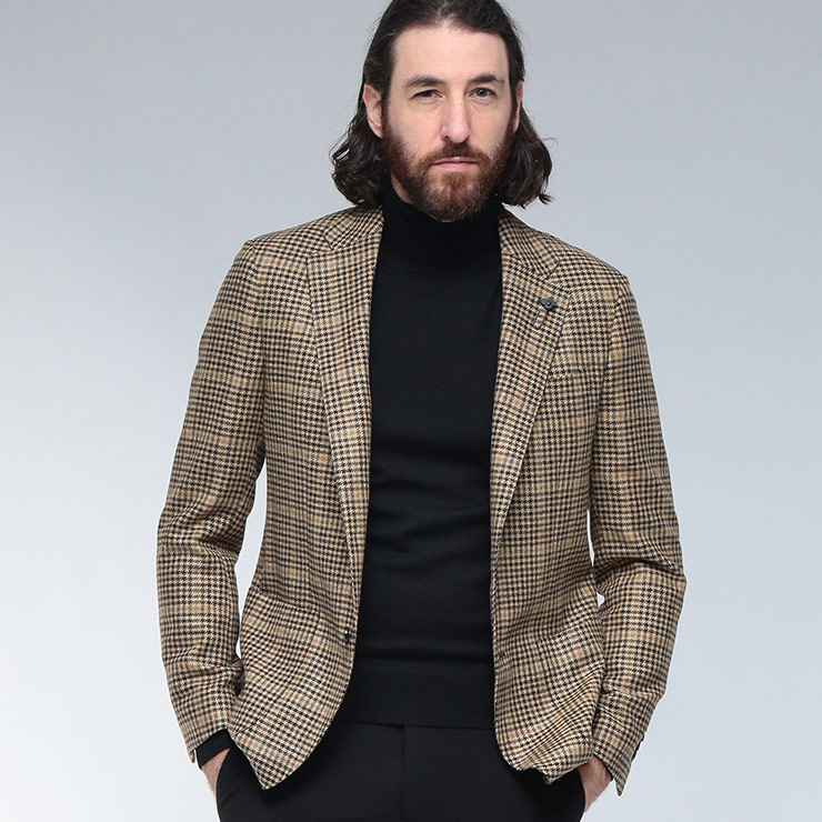 楽天市場】ラルディーニ ジャケット（カラーブラウン）（メンズ