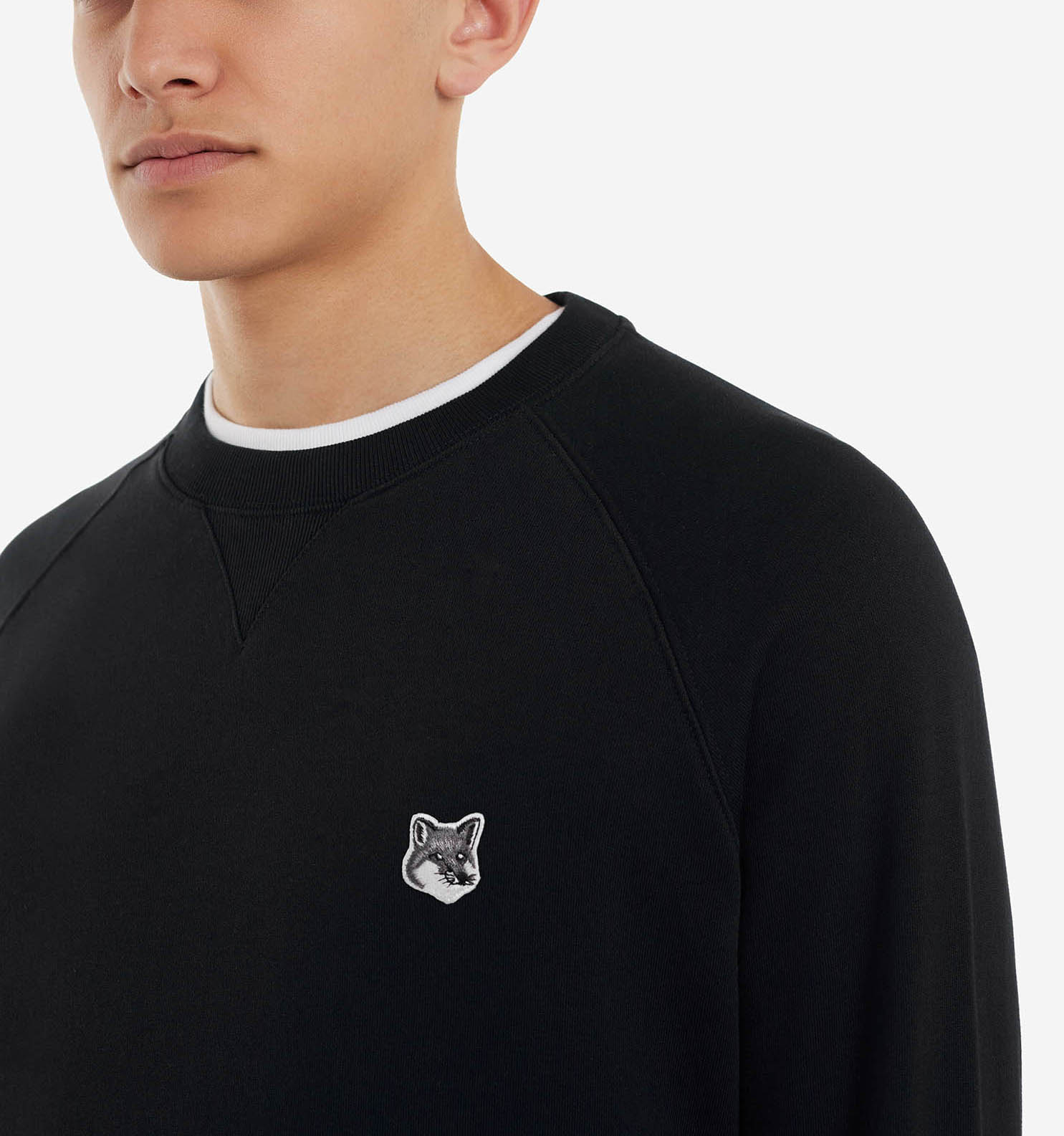 楽天市場】MAISON KITSUNE｜メゾン キツネ グレー フォックスヘッド