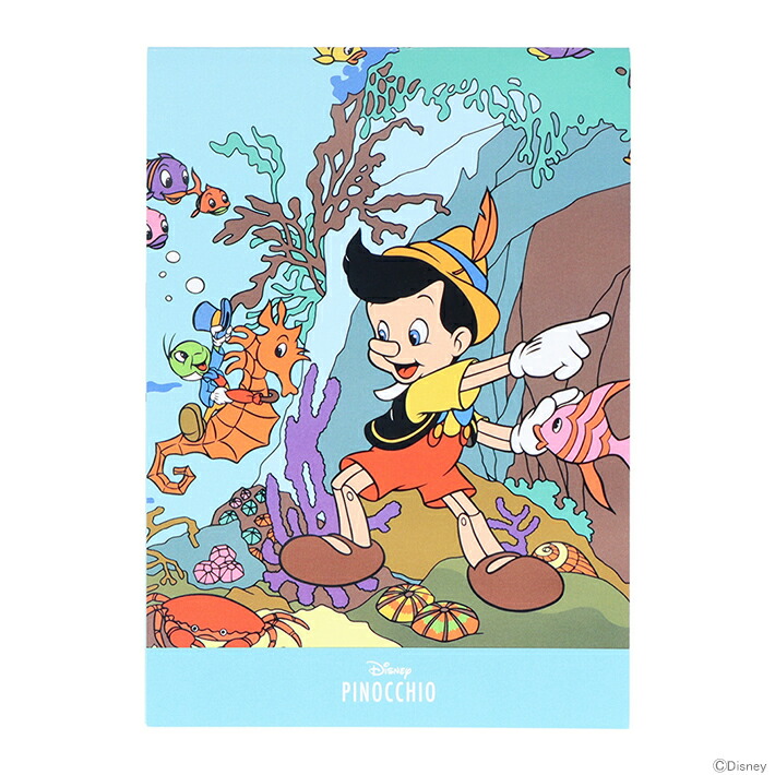 楽天市場】ディズニー ピノキオ メモ A6 レトロアートコレクション
