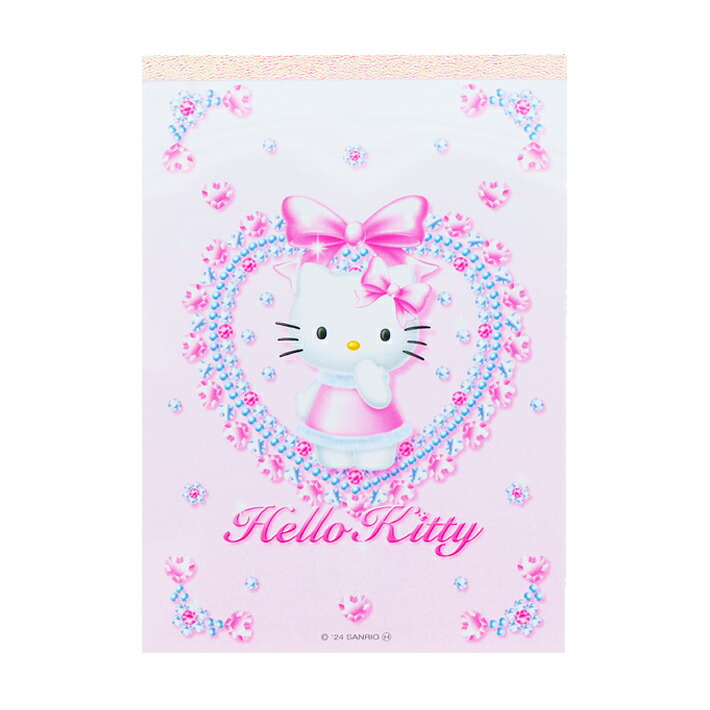 楽天市場】ハローキティ メモ A6 バレエコア柄 4901770786315 [M便 1/8