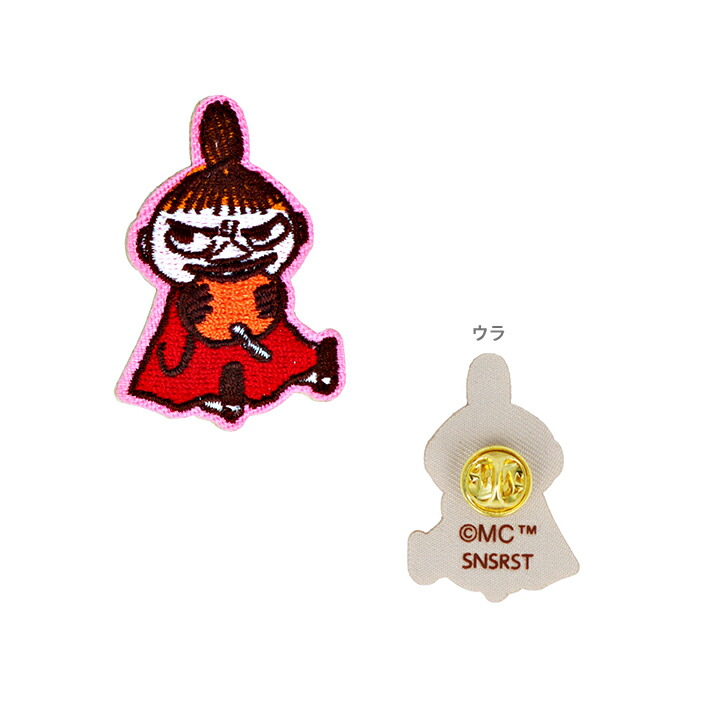 楽天市場】ムーミン 80周年記念 刺繍ピンバッジ 8種類のうちどれが届く