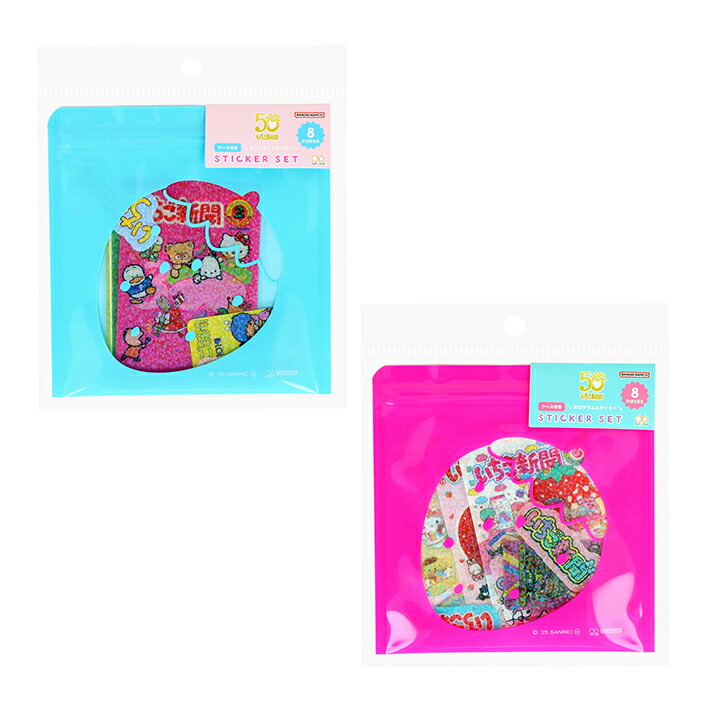 楽天市場】サンリオキャラクターズ いちご新聞 ケース入りステッカー