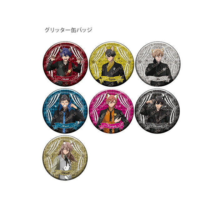 楽天市場】桃源暗鬼 缶バッジコレクション 1BOX 8個入り ケモ耳