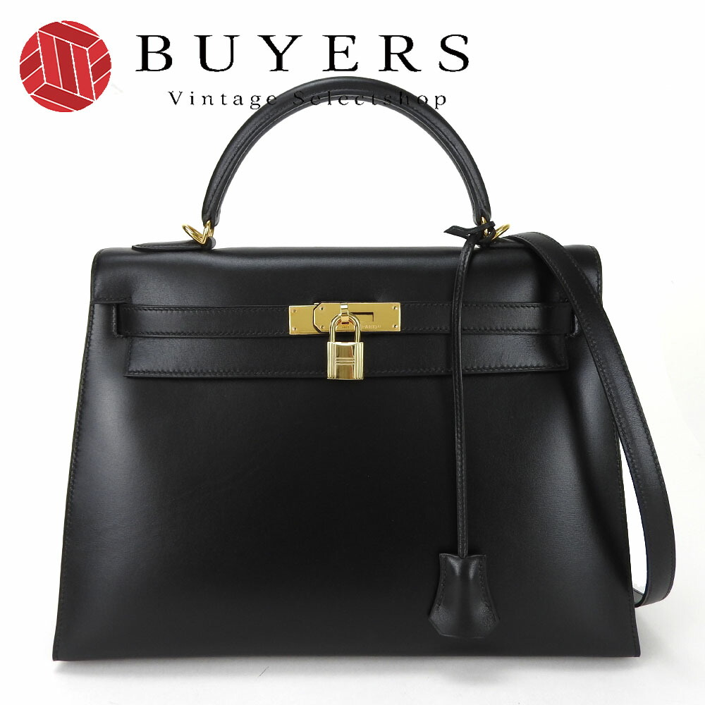 楽天市場】エルメス ケリー32 外縫い ボックスカーフ 2WAYハンドバッグ