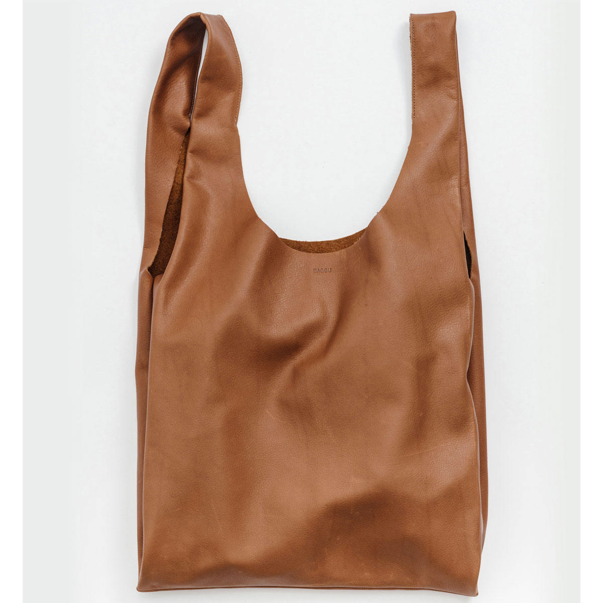 楽天市場】エコバッグ BAGGU LEATHER BAGGU バグゥ 本革 レザー サドル