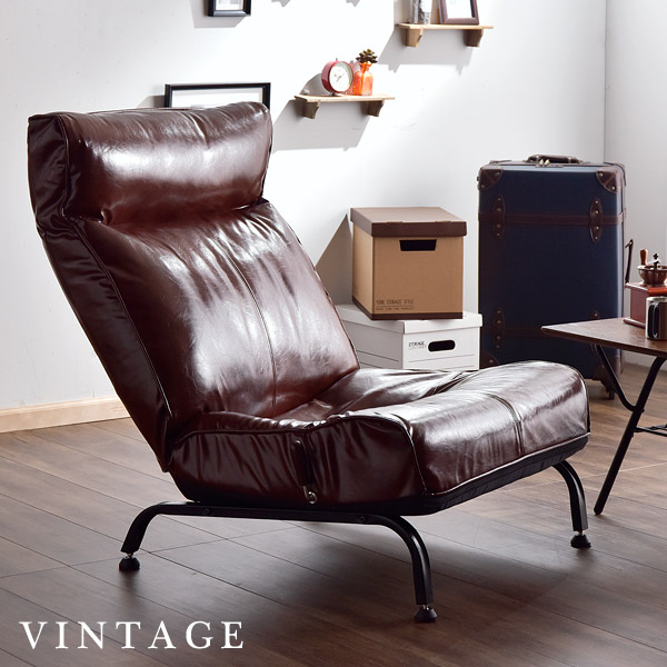 楽天市場】無段階リクライニング ソファー 一人用 レバー式 1Pソファ