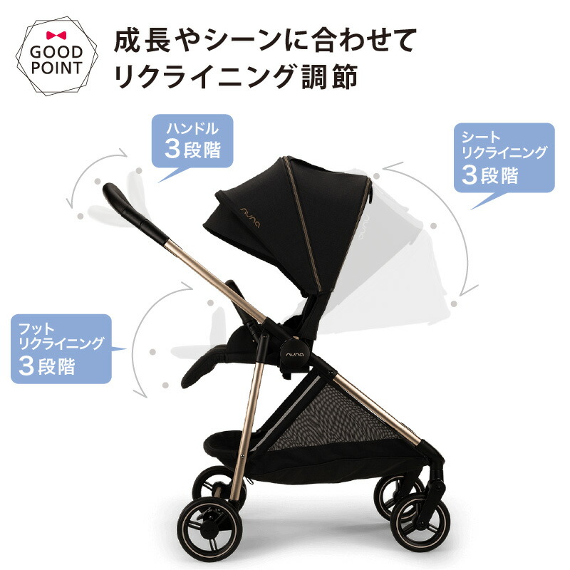 楽天市場】＼レビュー特典付！／nuna（ヌナ） ベビーカー イクサ